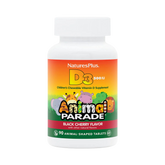 NaturesPlus, Animal Parade, Vitamin D3, Black Cherry, 12.5 Mcg, 90 Animal-Shaped Tablets